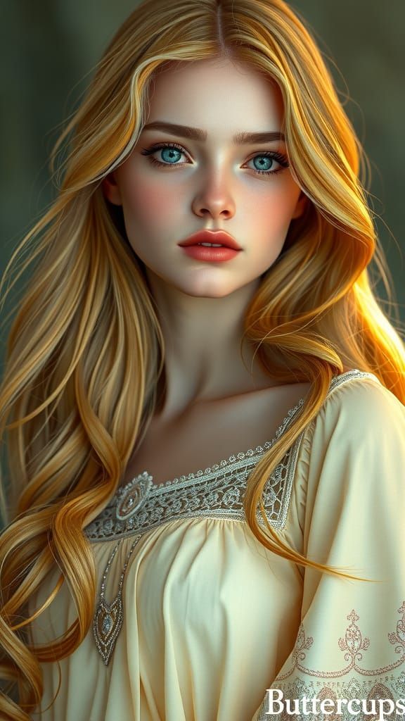 Visionary Noblewoman in Concept Art Style