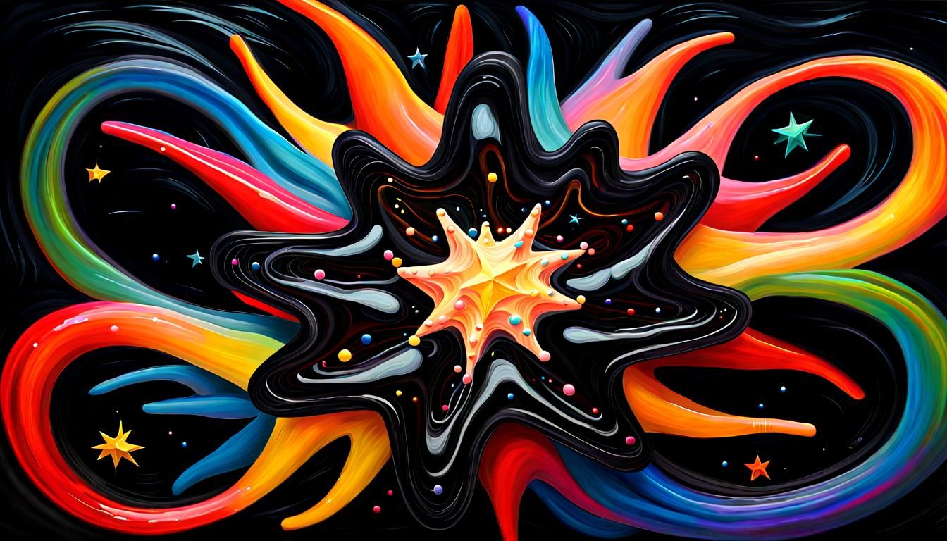 Electromagnetic Jelly Coils Surround Newborn Star