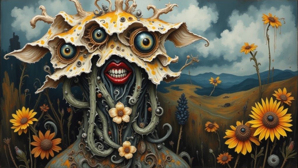 Dynamic Portrait Painting in Splash Art Style