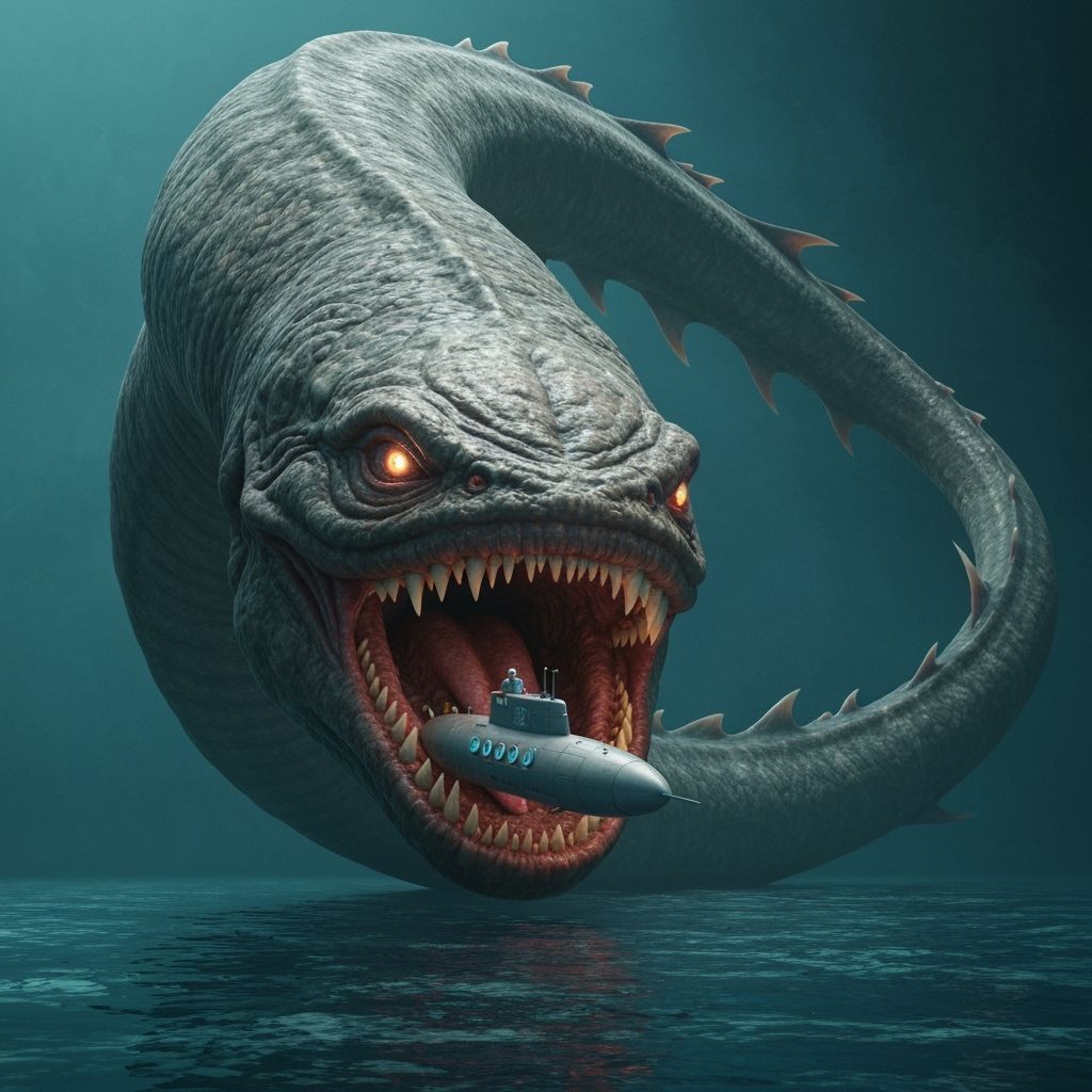 Cosmic Creator Entity SCP-3000 Anantashesha Devours Submarin...