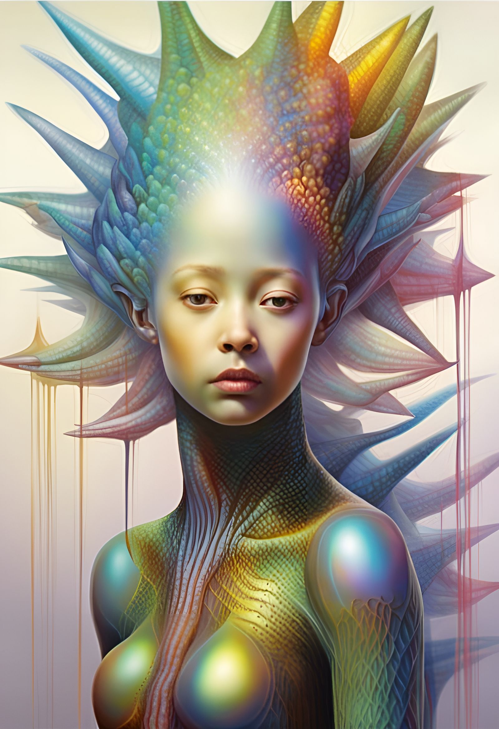 Exotic Creatures with Divergent Features in Hyperreal 3D