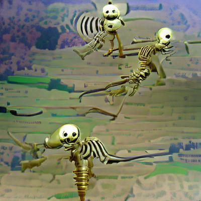 Spooky Scary Skeleton for Halloween