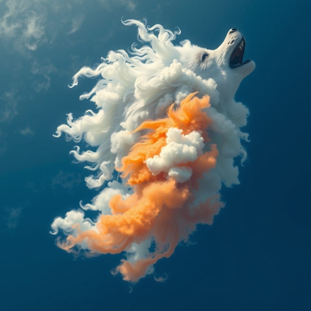 Ethereal Clouds Unite in a Majestic Clash of Colors