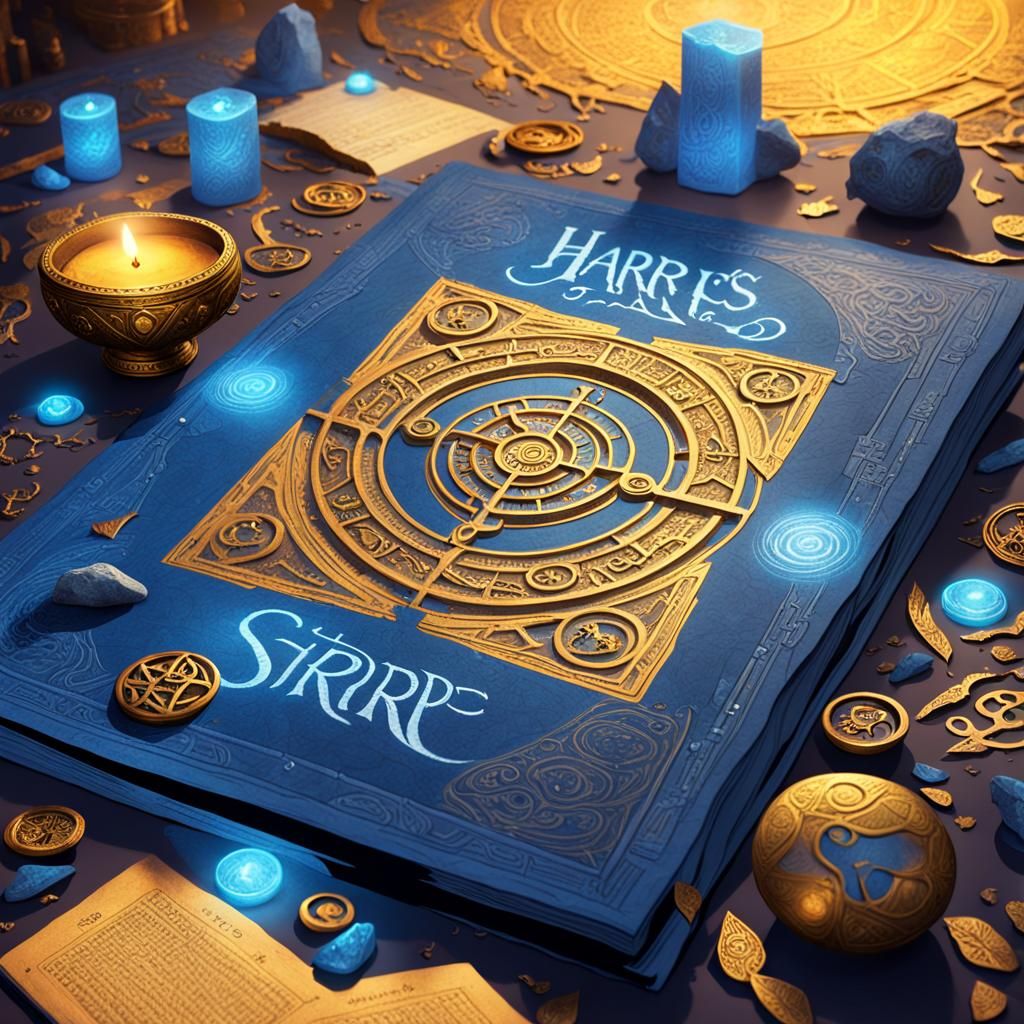 Mystical Tome with Harris's Word Salad Concept Art