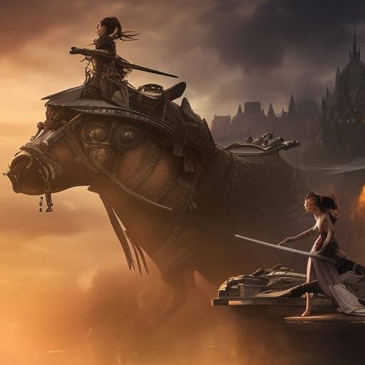 Epic Cinematic Digital Painting: Love Is A Battlefield