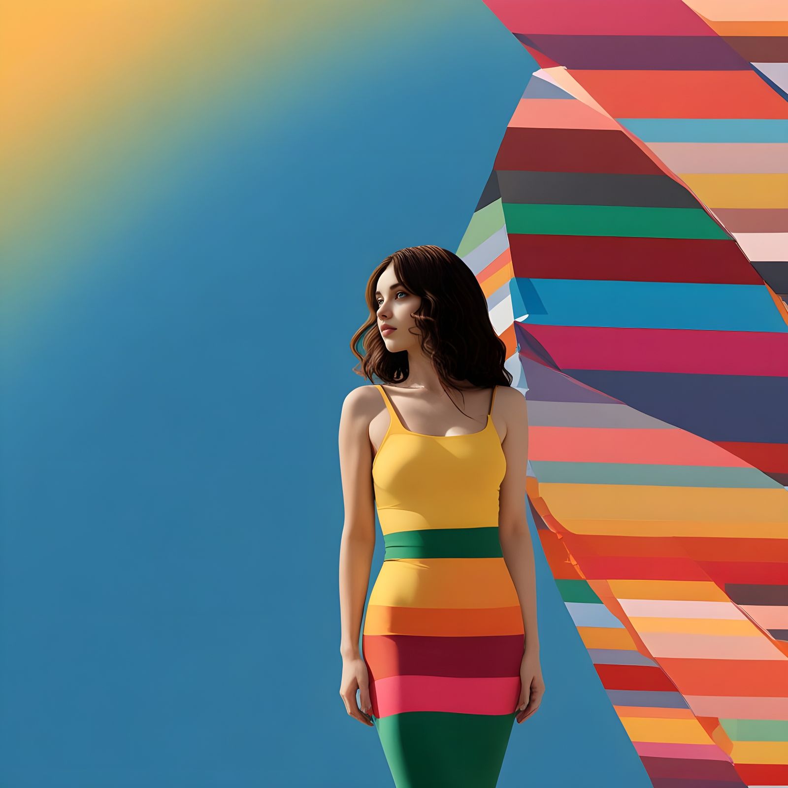 Surreal Transcendent Heart Reveals Love's Mystery