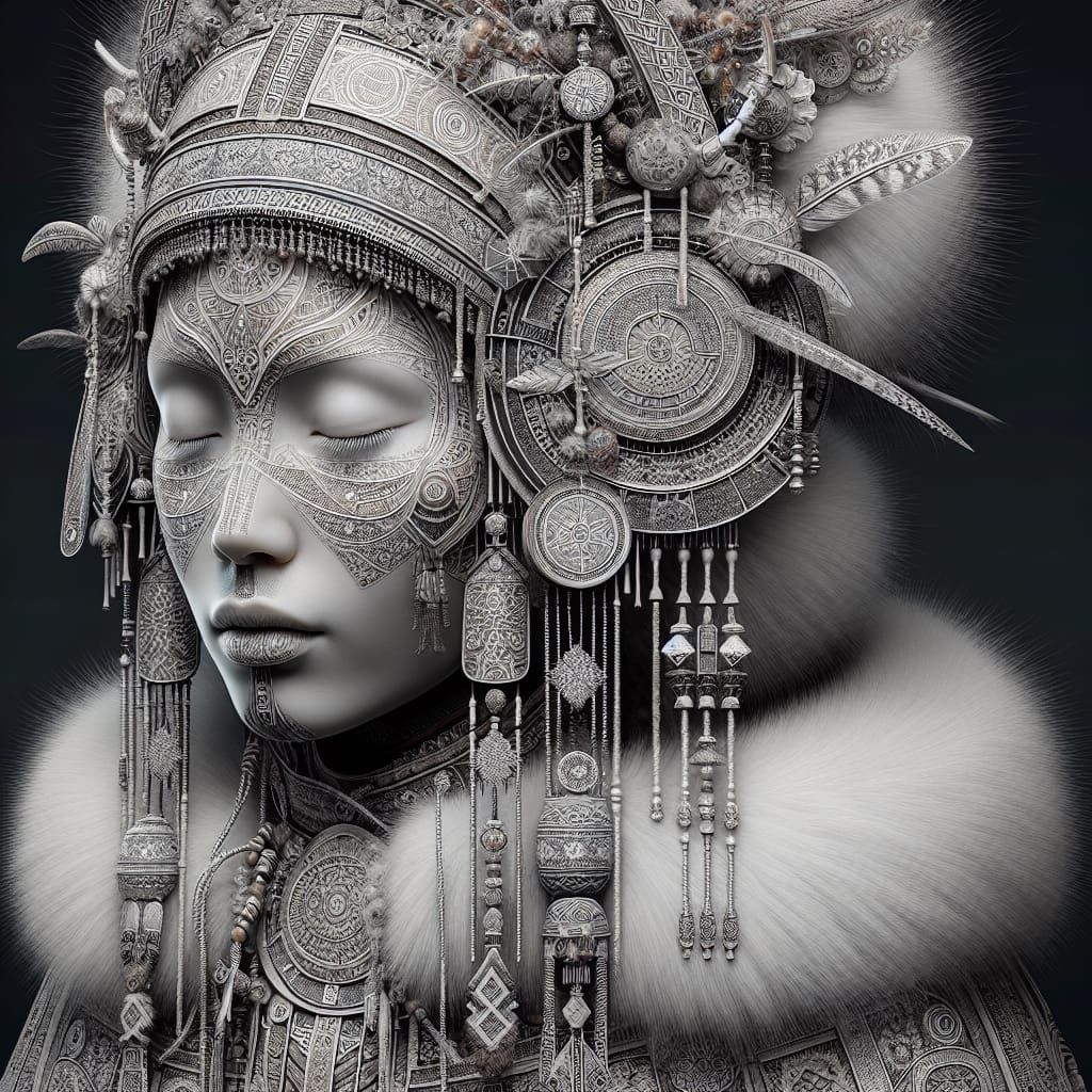 Hyperrealistic Inuit Fairy in 8k Detail