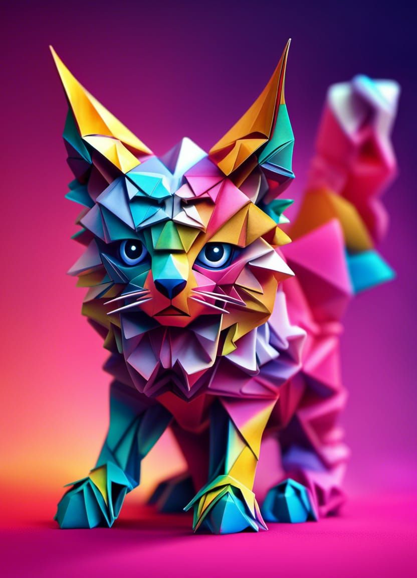 Cat origami