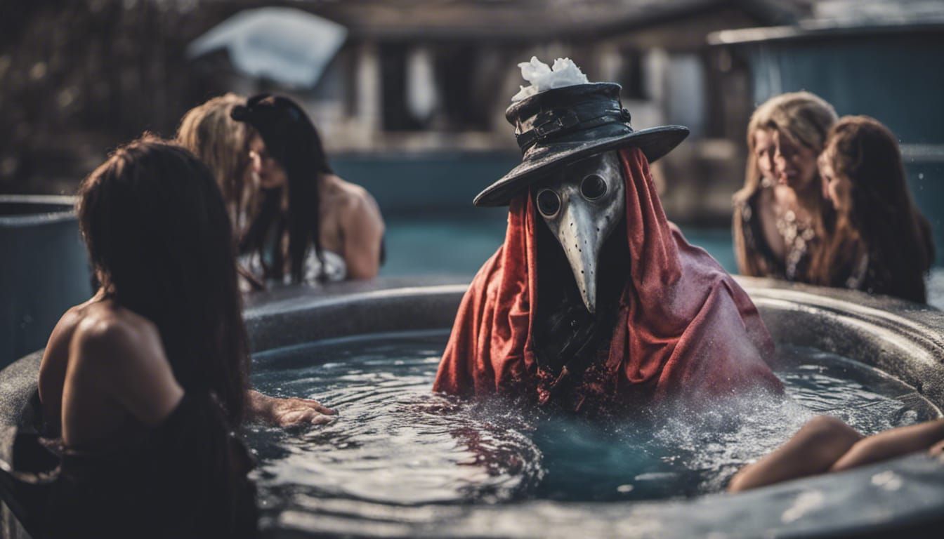 Plague Doctor at the Pool Party XII