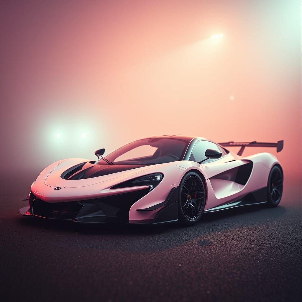 Ethereal McLaren Senna in Pastel Hues
