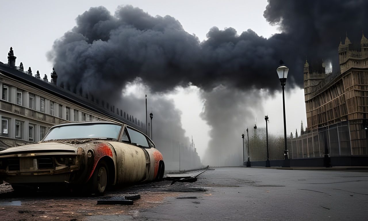 Post-Apocalyptic London: Empty Streets and Ruin