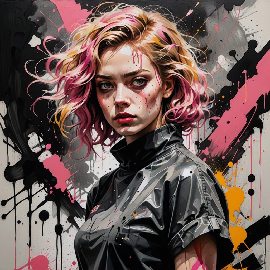 Expressive Charcoal Portrait in the Style of Kollwitz