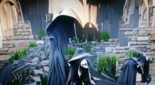 Lady Grim Reaper Rendered in Unreal Engine