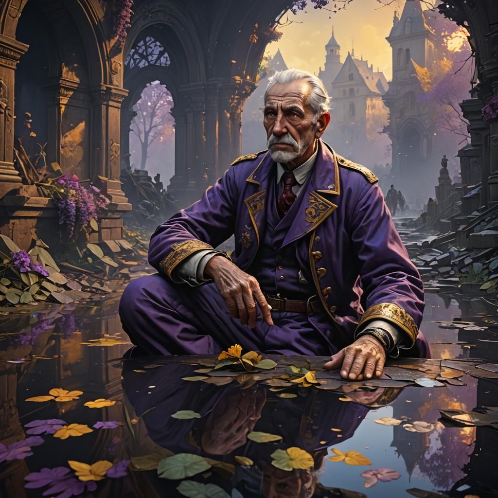 grandfather reflecting on world war 2