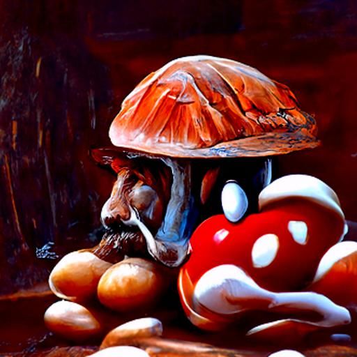 Mario in Oil Painting Inspired by James Gurney