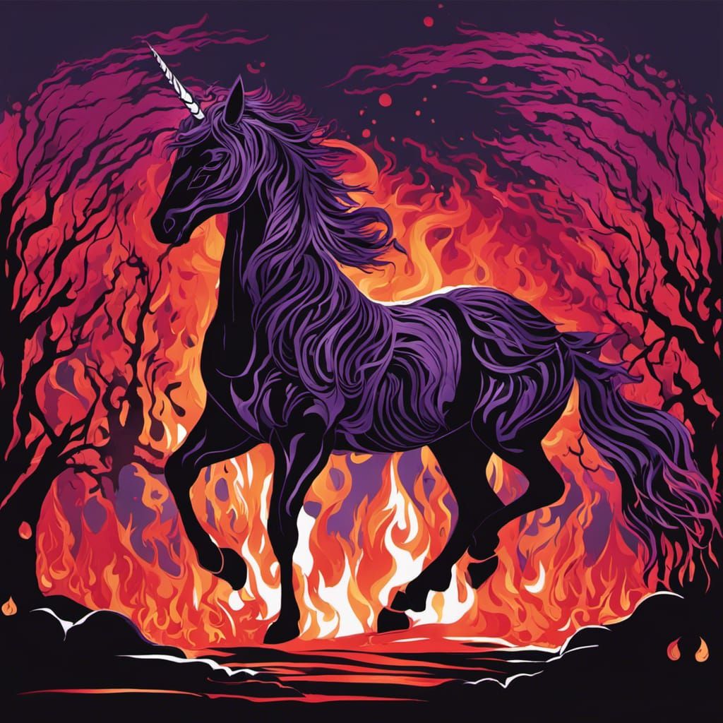 fire unicorn