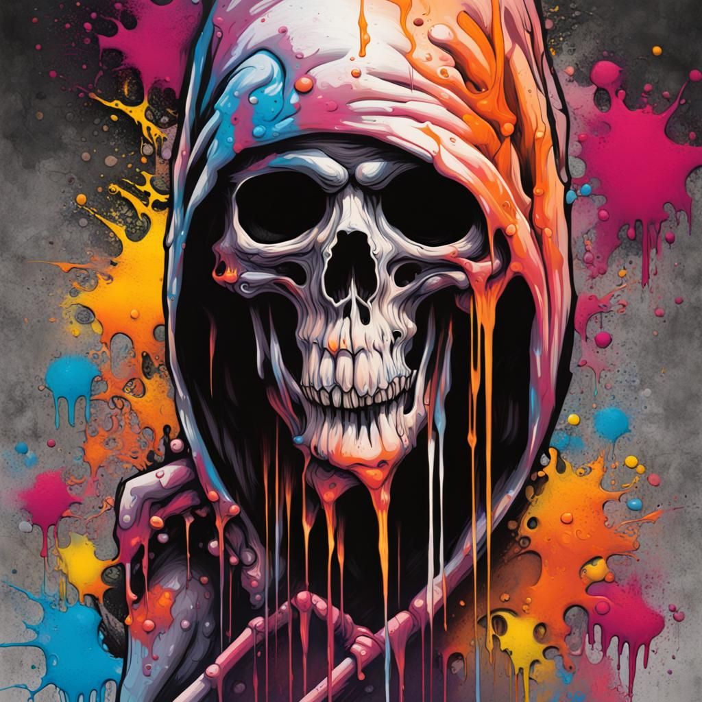 Graffiti Art: Death in Spray Paint and Acrylics