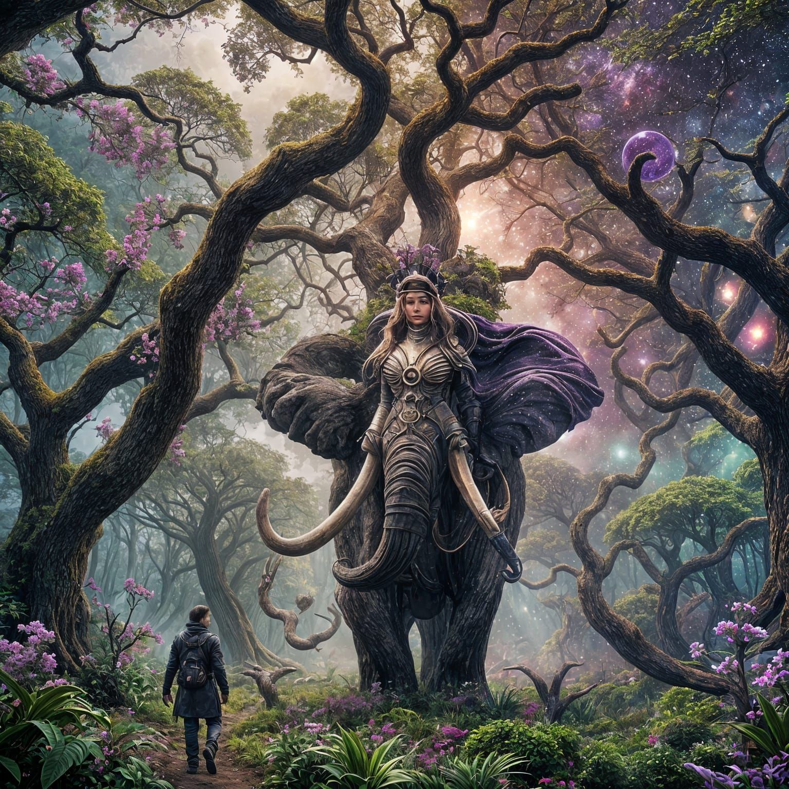 Steampunk Elephant: Cosmic Tusker of the Galaxy