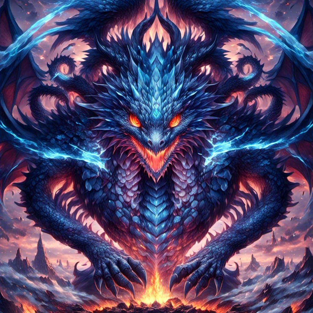 Dragon Apocalypse with Fantasy Elements