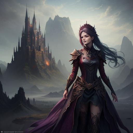Fantastical Illusion in Detailed Matte Painting