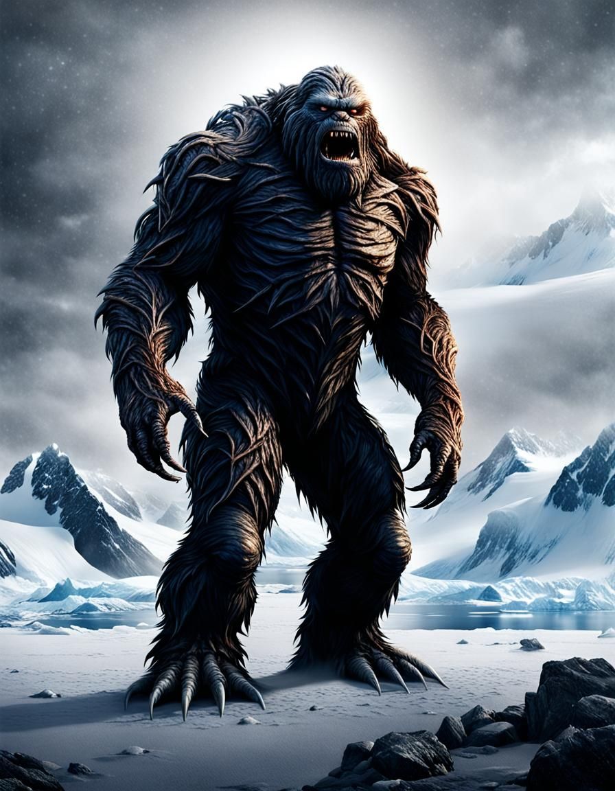 The Thing Movie Poster Monster in Antarctica