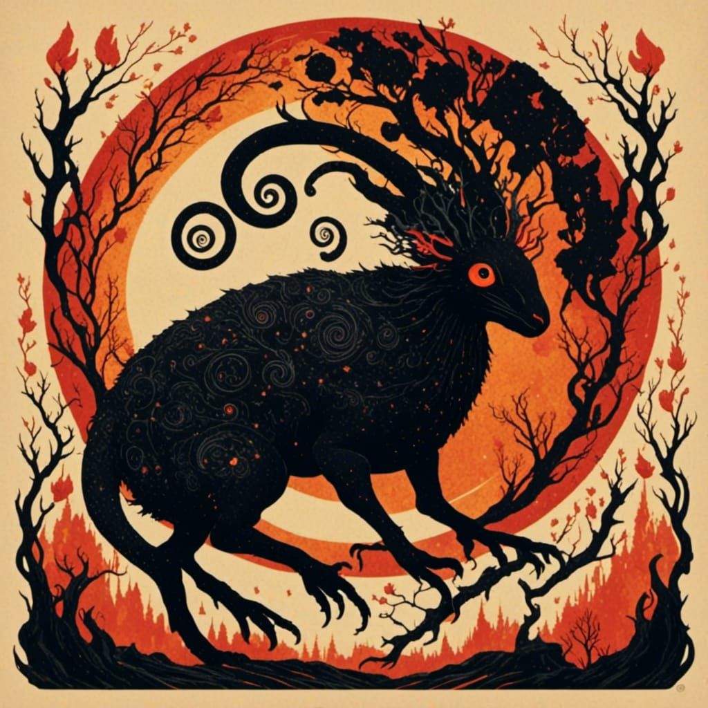 Enchanting Fusion: A Captivating AI-Generated Image