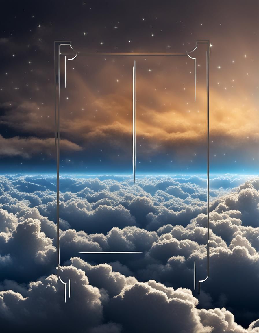 Tarot Card Illustration: Atmosphere Meets Outer Space