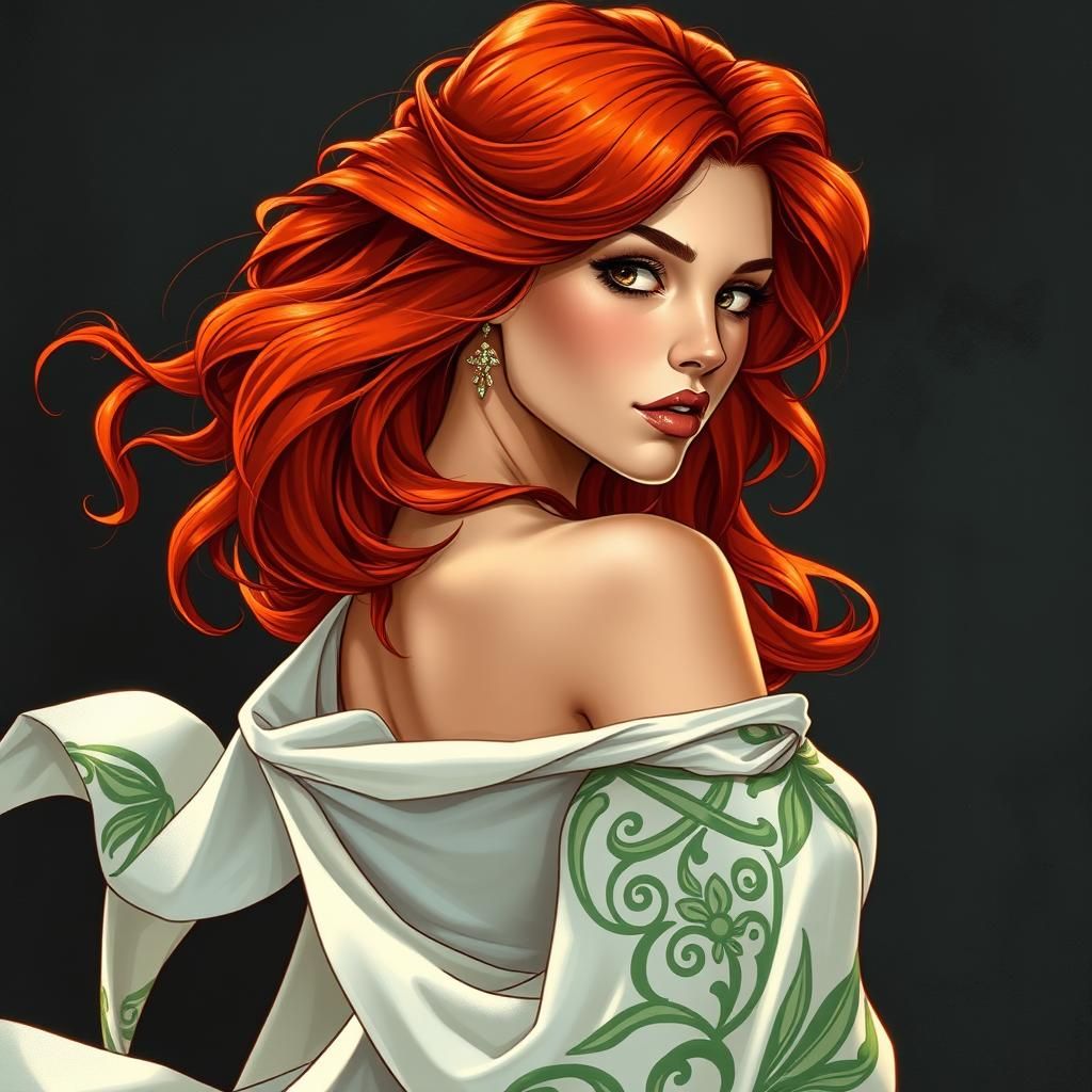 Persephone, Greek Goddess of Spring, in Comic Book Art