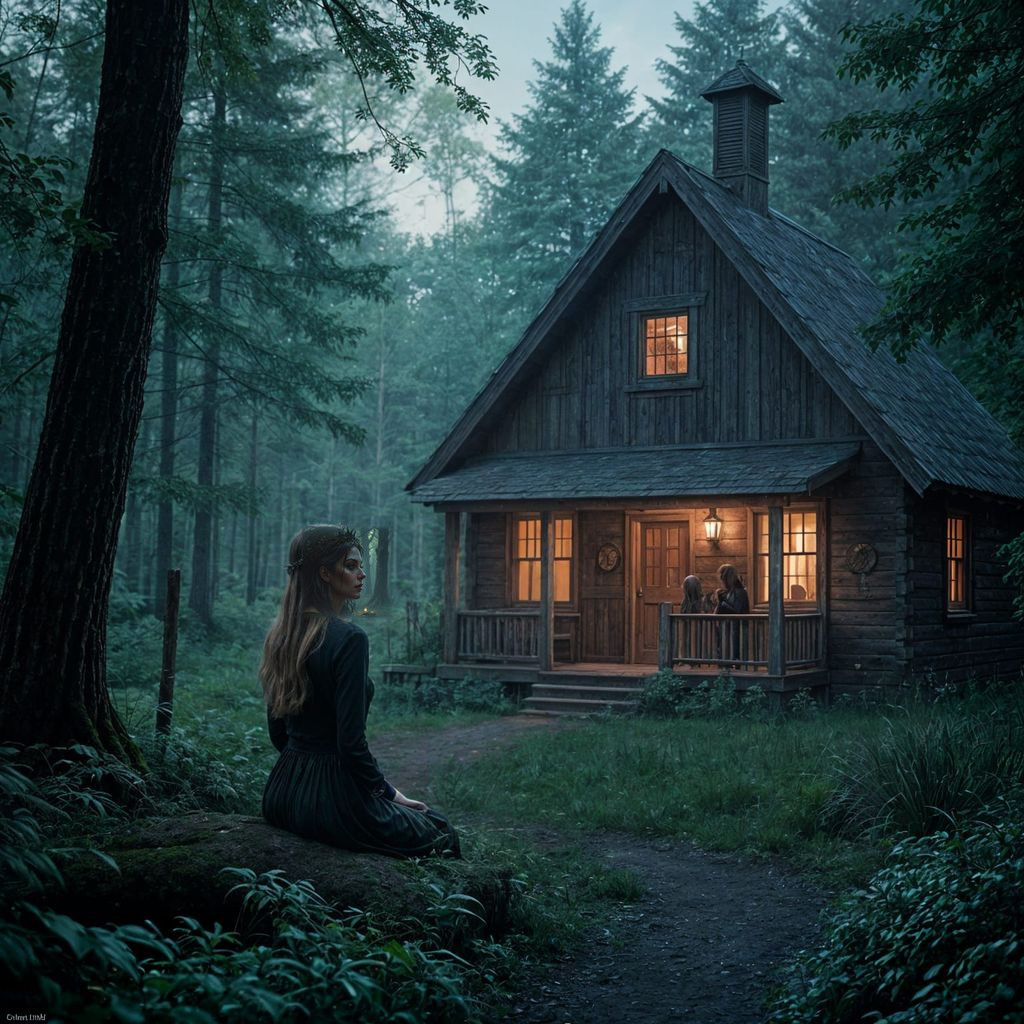 Ethereal Witch Queen of the Enchanted Forest