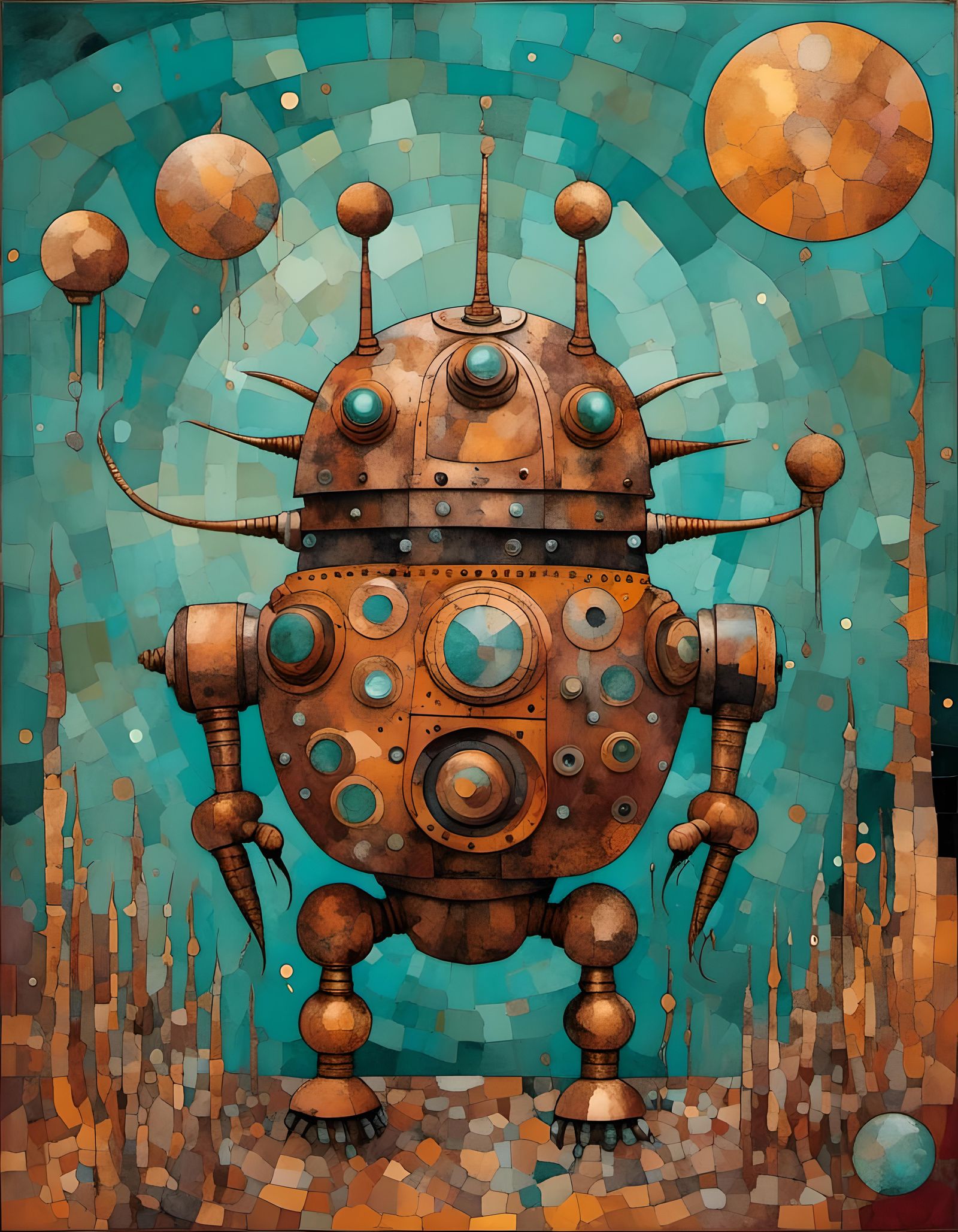 Steampunk Daleks and Squid Aliens on Mars