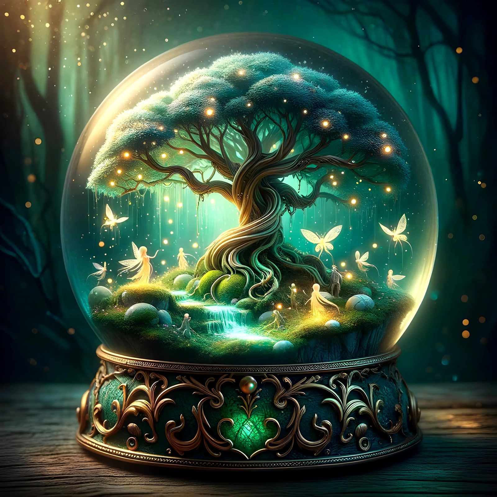 enchanted forest globe