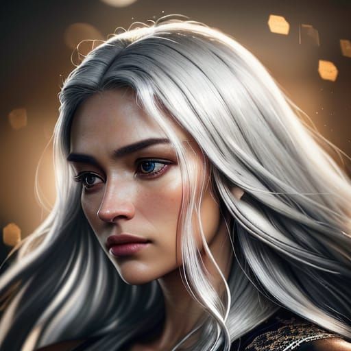 Elegant, Pregnant Woman in Prayer, Cinematic Portrait in Hyp...