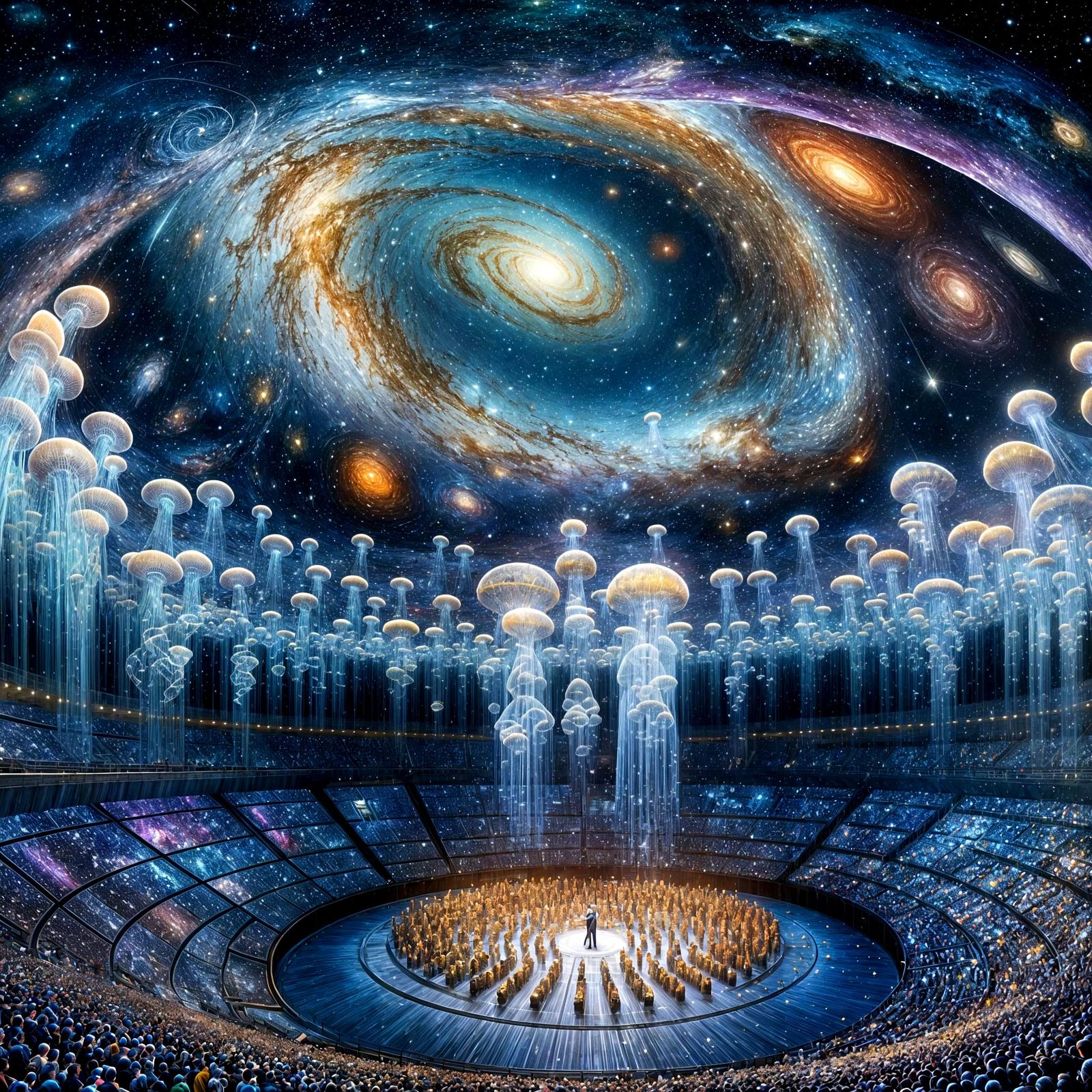 Galactic Dreamscape in Ethereal Nebula Colors