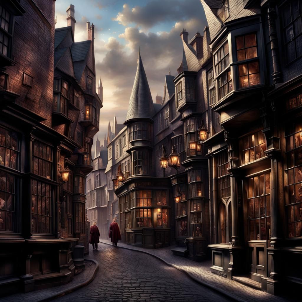 Diagon Alley: Epic Cinematic Digital Matte Painting