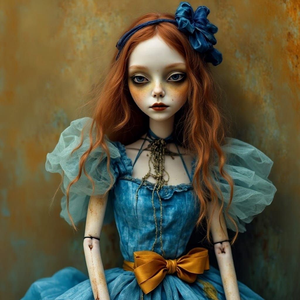 Alice in Wonderland Claymation Marionette