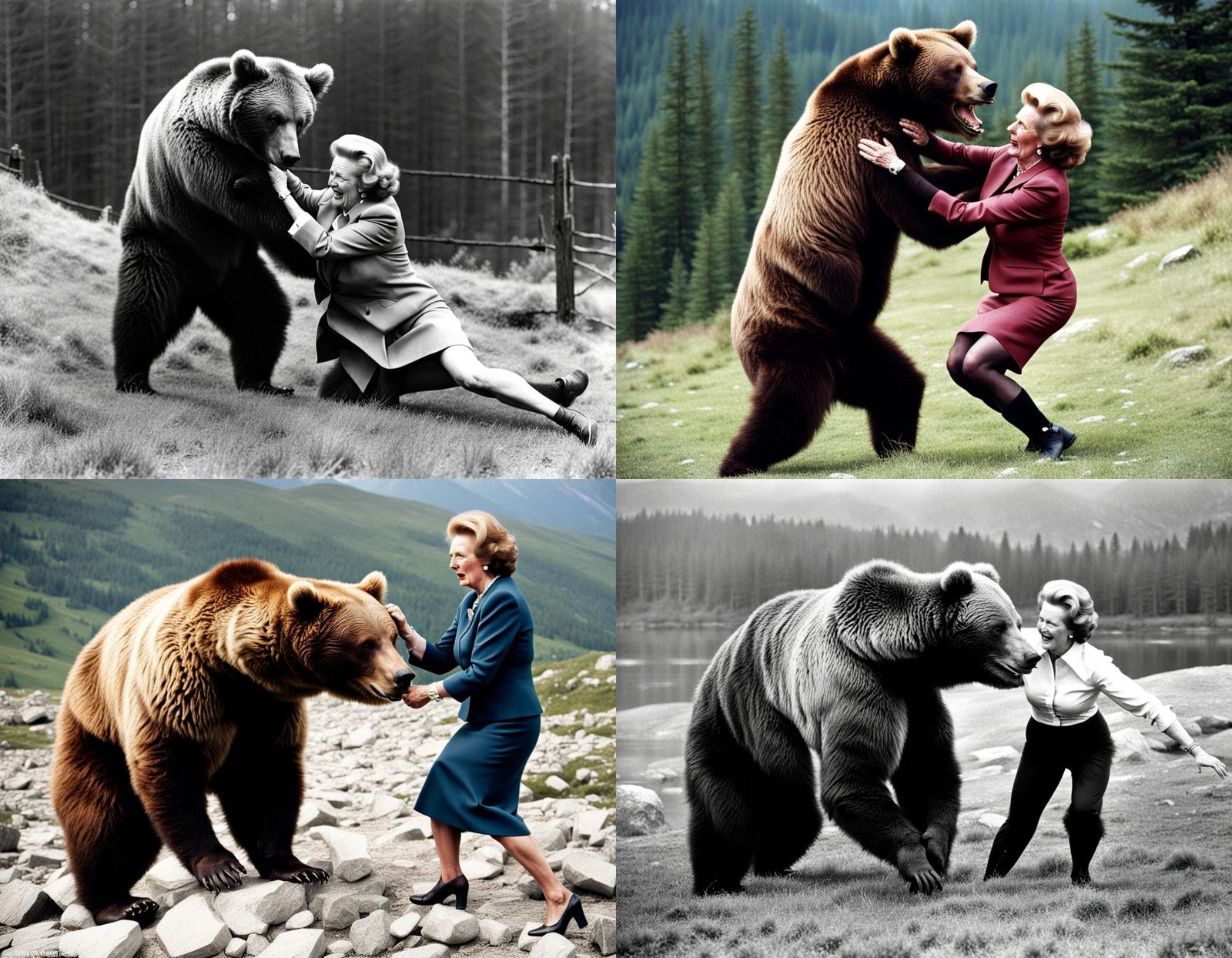 Thatcher Battles Brown Bear in Treacherous Surroundings