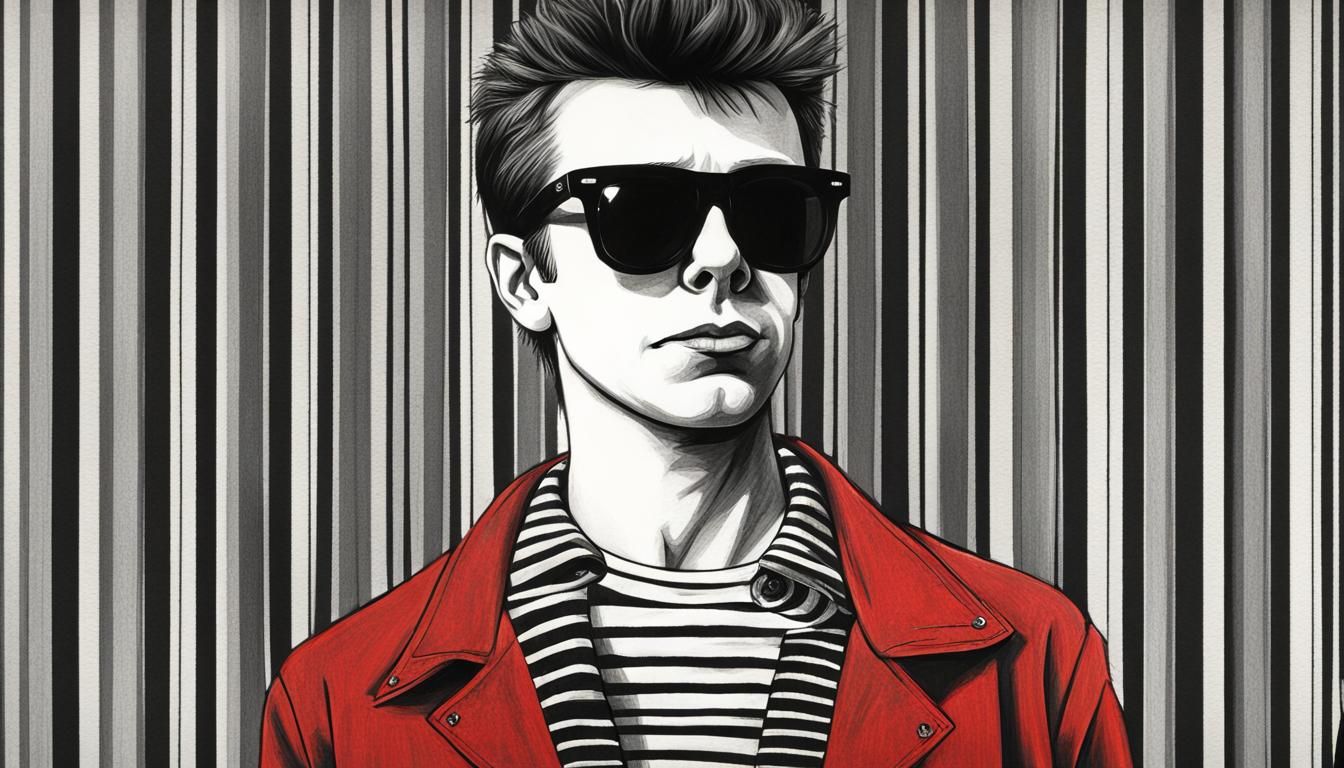 Hyperdetailed Charcoal Drawing of Young Man with Sunglasses