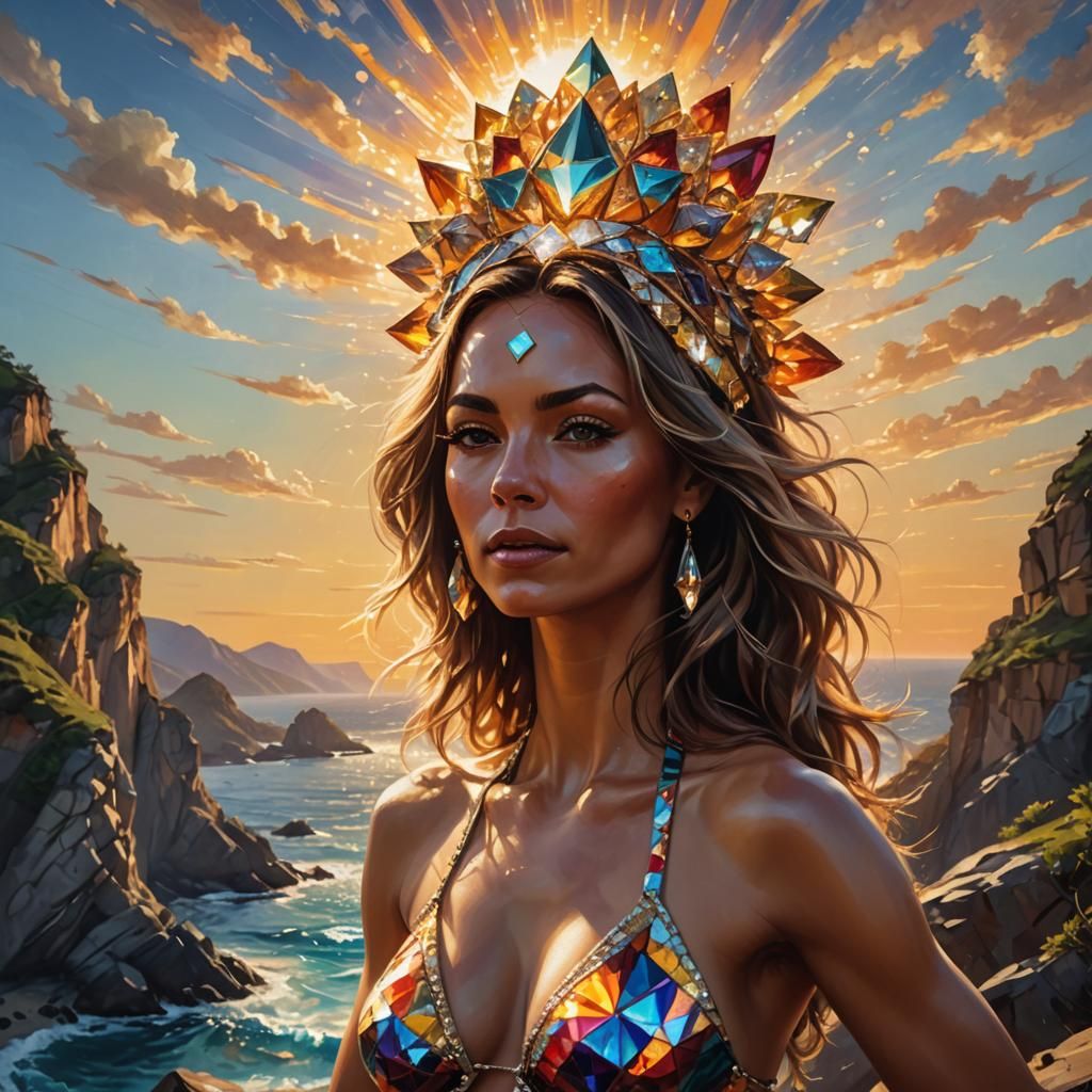 Diamond Bikini Yoga: A Digital Portrait in Unreal Engine 5