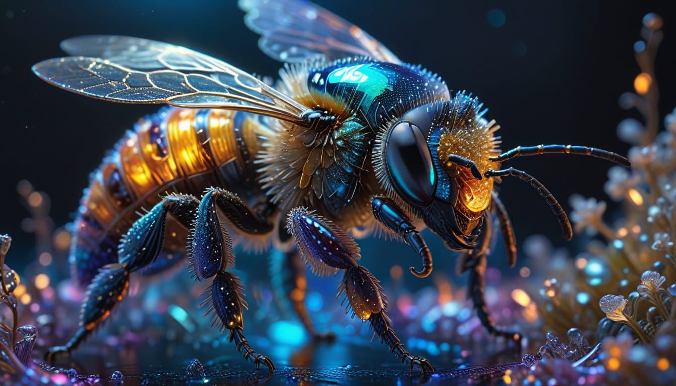 "Celestial Sapphire Bee"