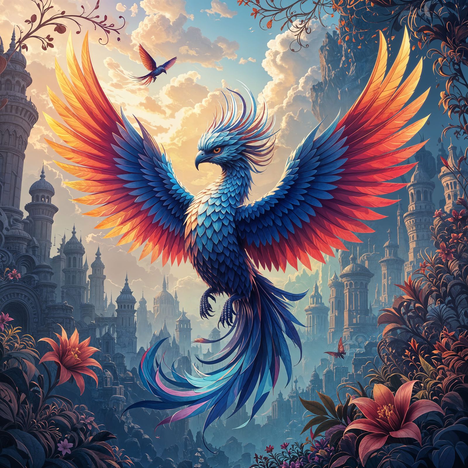 Fantastical Phoronic Stickers as Matte Painting