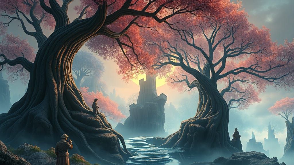 Surreal Dreamscape Inspired by 1917 Animated Film