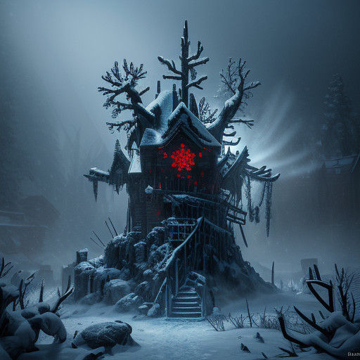 Twisted Holiday Icons in a Dark Winter Wonderland