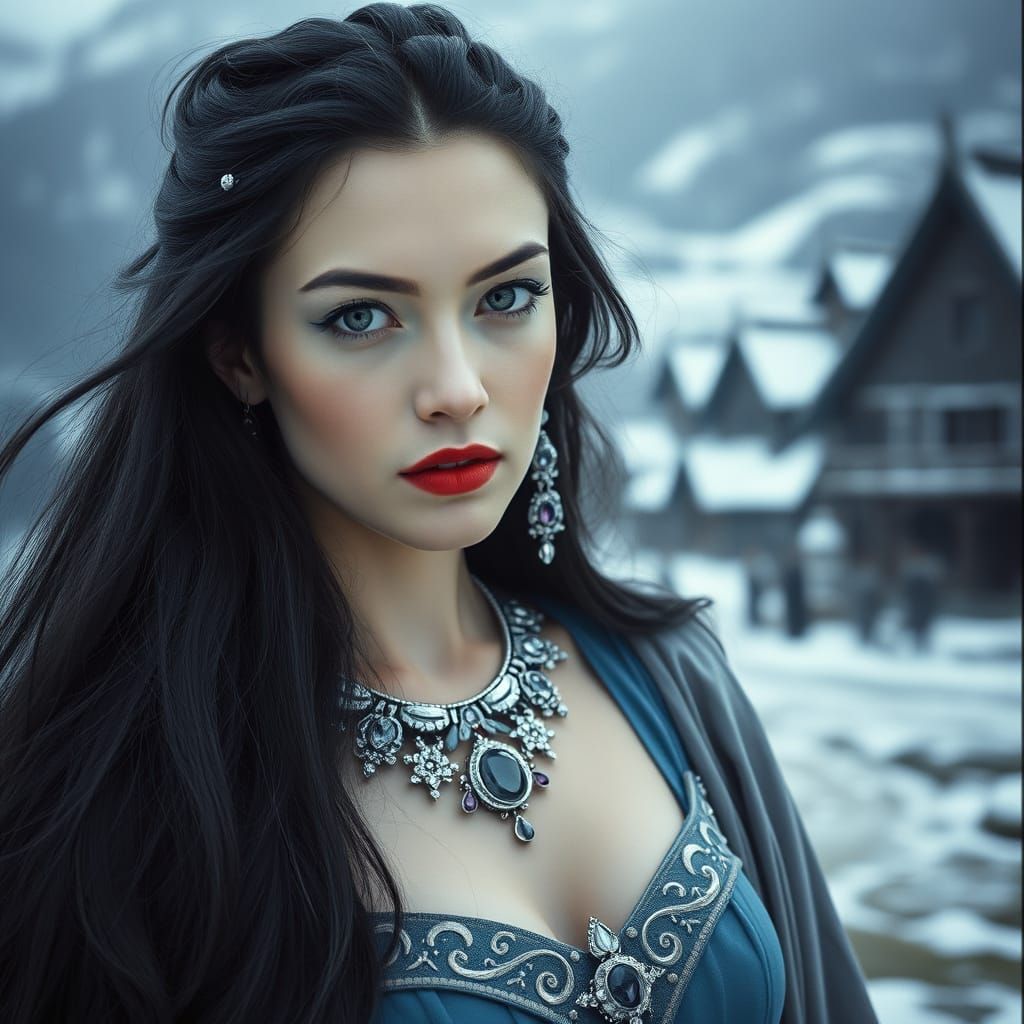 Goddess in Winter Wonderland: A Cinematic Masterpiece