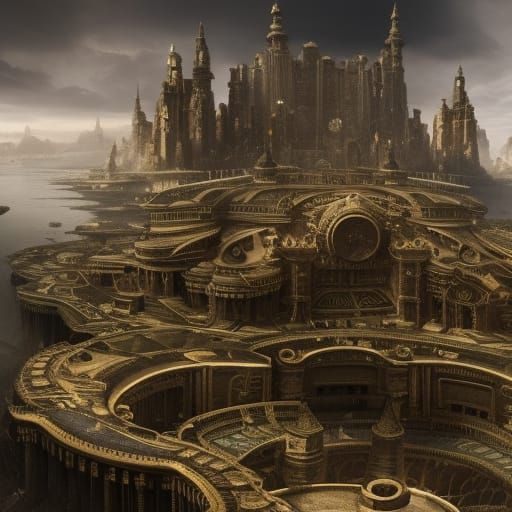 Epic Cyberpunk Cityscape: Digital Matte Painting