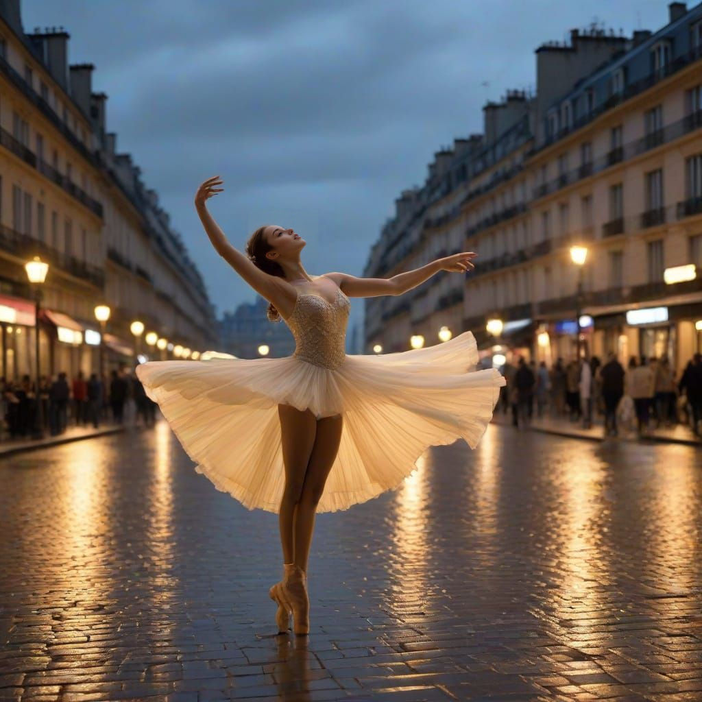 Dancing in Paris: A Visual Poem of Longing