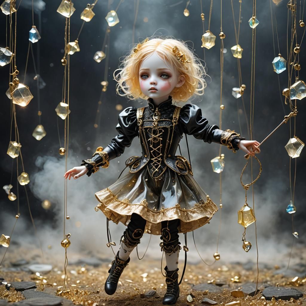 Ethereal Marionette Dances in Shattered Glass, Hyperreal