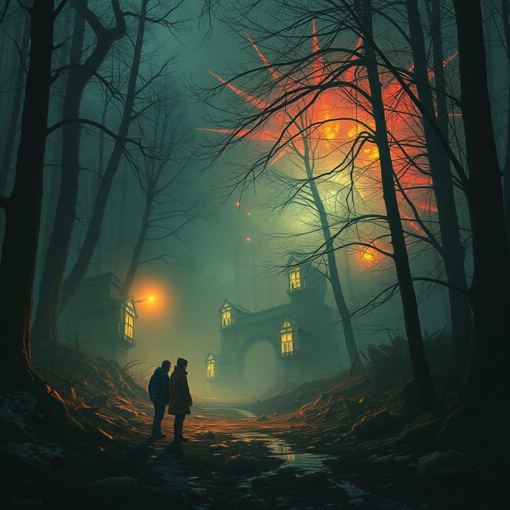 Supernatural World Hidden Among Us: Digital Art