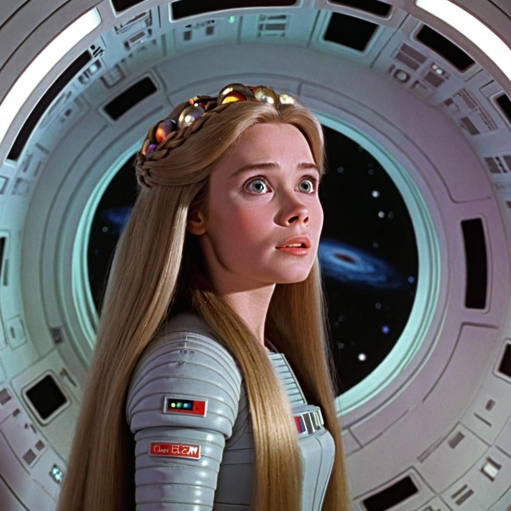 Rapunzel in Space Odyssey Style