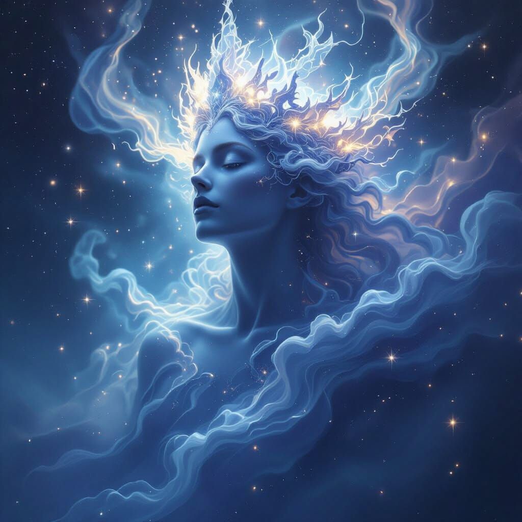 Cosmic Being of Nebulae and Stardust