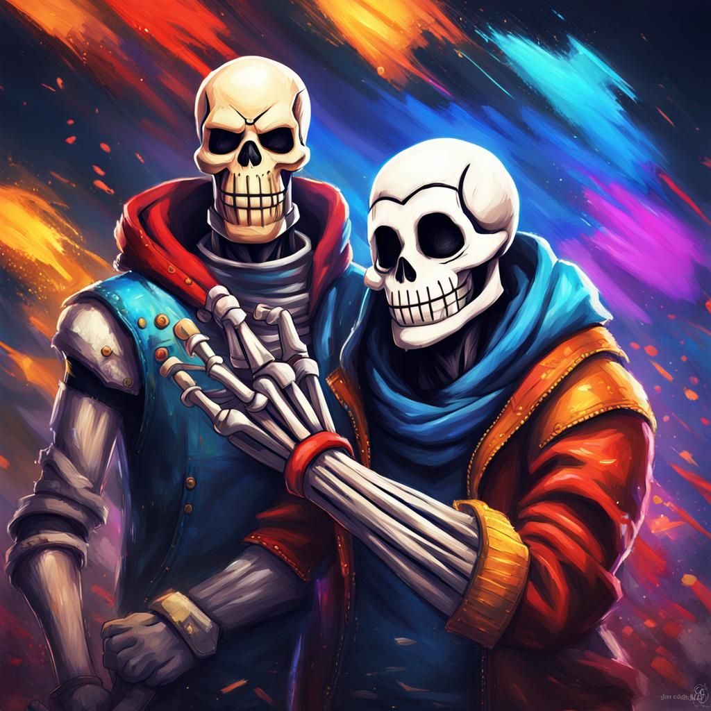 Sans and papyrus